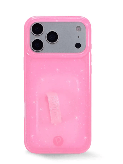 Clear Sparkle Pink